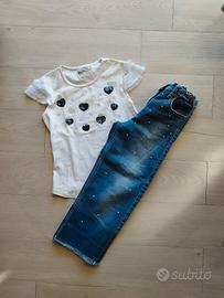 set maglia+ jeans 