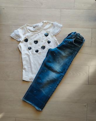 set maglia+ jeans 