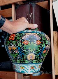CAHEPOT CLOISONNE  GRANDE - antico CINA