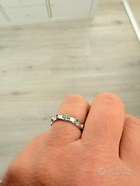 Anello Amen verde misura 16