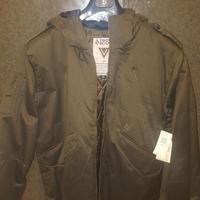 giacca con cappuccio verde oliva Volcom  nuova 