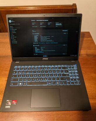 MSI modern 15"  7530u