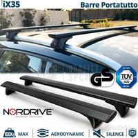 Barre Portatutto per Hyundai ix35 Alluminio Nero
