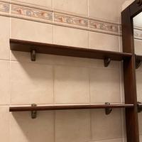 Due mensole in legno