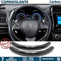 COPRIVOLANTE per MITSUBISHI Effetto FIBRA CARBONIO