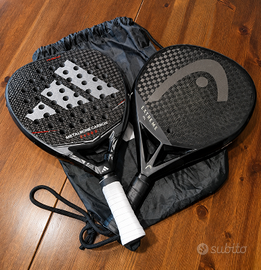 2x Racchette Padel (Head & Adidas)