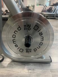 Dischi Diamond powerlifting cromati