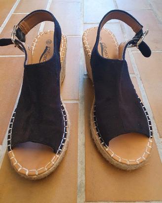 Scarpe donna La Giudecca - Zeppe Nere 9 cm