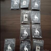 10 buste Taschine Kanguro-Fondo Nero- NON ADESIVE