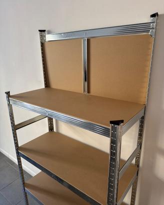 Scaffale in Metallo e Legno H180x90Lx40P