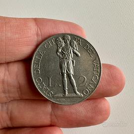 2 lire 1934 - Antica Moneta Citta del Vaticano