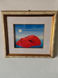 Quadro Dipinto ad Olio Ritratto Donna