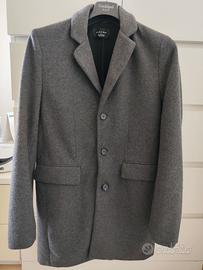 Cappotto elegante uomo ZARA - Grigio - Taglia L