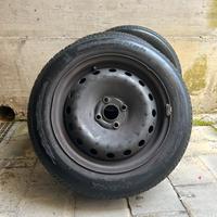 Gomme auto usate con cerchioni- prezzo trattabile