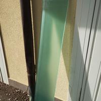 Due vetri per arredamento satinato 