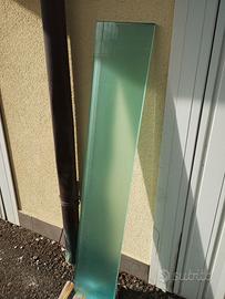 Due vetri per arredamento satinato 