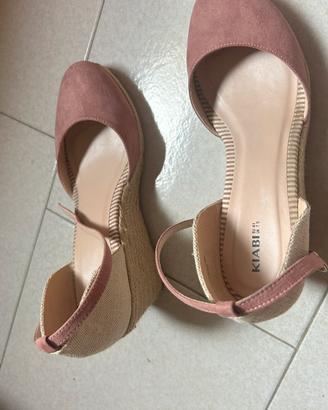 Espadillas donna con zeppa