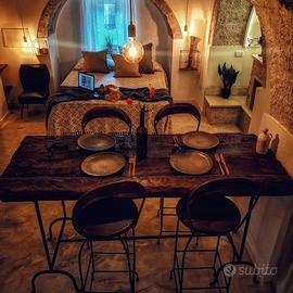 Tavolo rustico design + 4 sedie