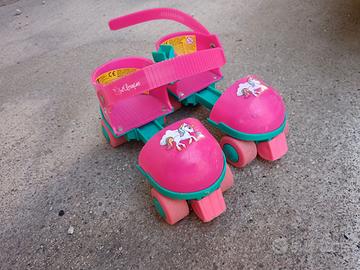 pattini regolabili + caschetto e protezioni