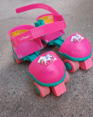 pattini regolabili + caschetto e protezioni