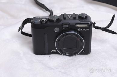 Canon G9 completa di ottiche aggiuntive originali