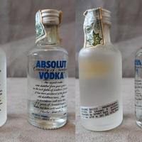 Lotto di 10 Mignon di vodka