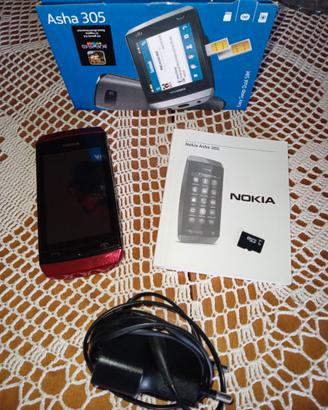 Nokia Asha 305 per collezione + scheda SD da 2GB