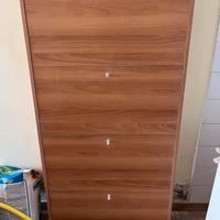 Scarpiera Legno 4 ante seminuova