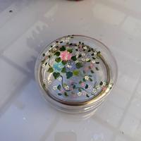 Portaoggetti in Vetro Soffiato Decorato a Mano con