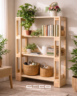 Libreria Scaffale in legno – THEMA