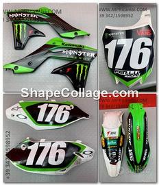 KIT PLASTICHE KAWASAKI KXF 250 2013 2014 KX-F 2015