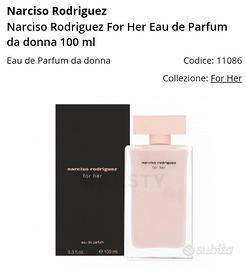 For Her Eau de Parfum 100ml

NARCISO RODRIGUEZ

