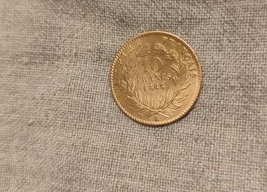 Moneta d'oro 10 franchi