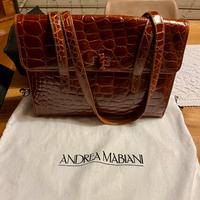 Borsa in coccodrillo vintage diAndrea Mabiani