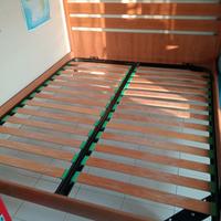 Letto matrimoniale in ciliegio 