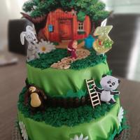 torta finita masha e orso