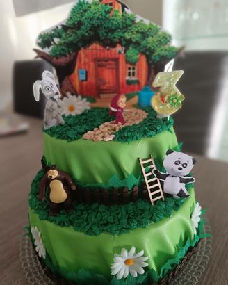 torta finita masha e orso