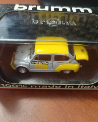 FIAT ABARTH 1000 berlina Bolzano Mendola 1972 1/43