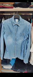 camicia jeans donna  marca camiciasima trendy 