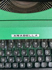 Macchina da scrivere Arabella vintage verde