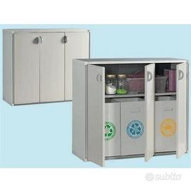 Armadio Pattumiera 3 ante Qbik