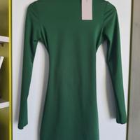 vestito corto con scollo dietro taglia unica