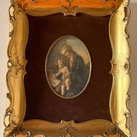 Riproduzione Madonna de Libro di Botticelli XIVsec