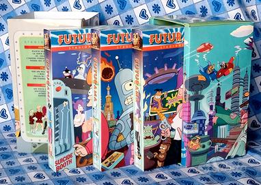 Box Futurama vhs stagione 1 vol. 1/2/3