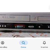SHARP DV-NC100 DVD E VIDEOREGISTRATORE VHS 