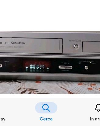 SHARP DV-NC100 DVD E VIDEOREGISTRATORE VHS 