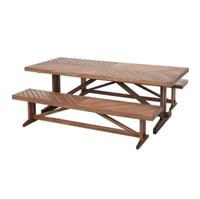 Tavolo da giardino con due panche – come nuovo