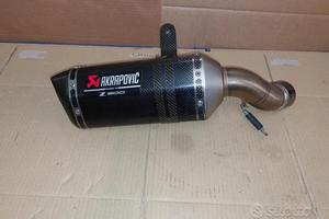 terminale di scarico akrapovic paracalore z900