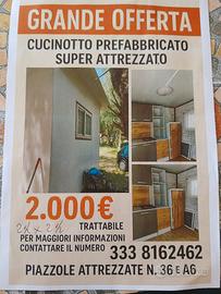 Cucinotto Prefabbricato Super Attrezzato