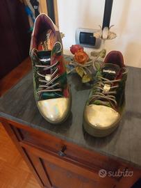 sneakers donna di velluto ricondizionate